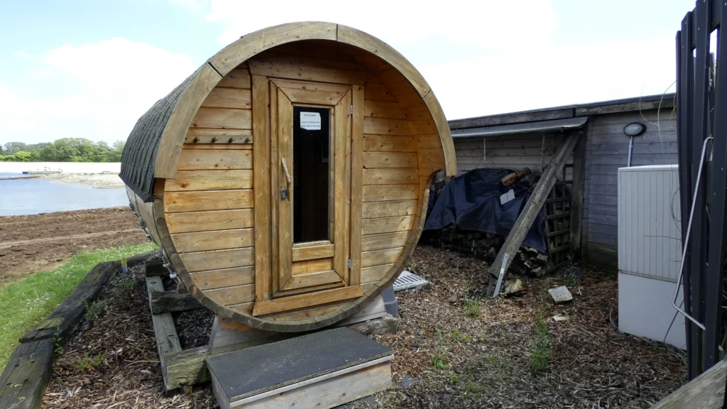 Die Sauna vom Ferienhaus am See 1