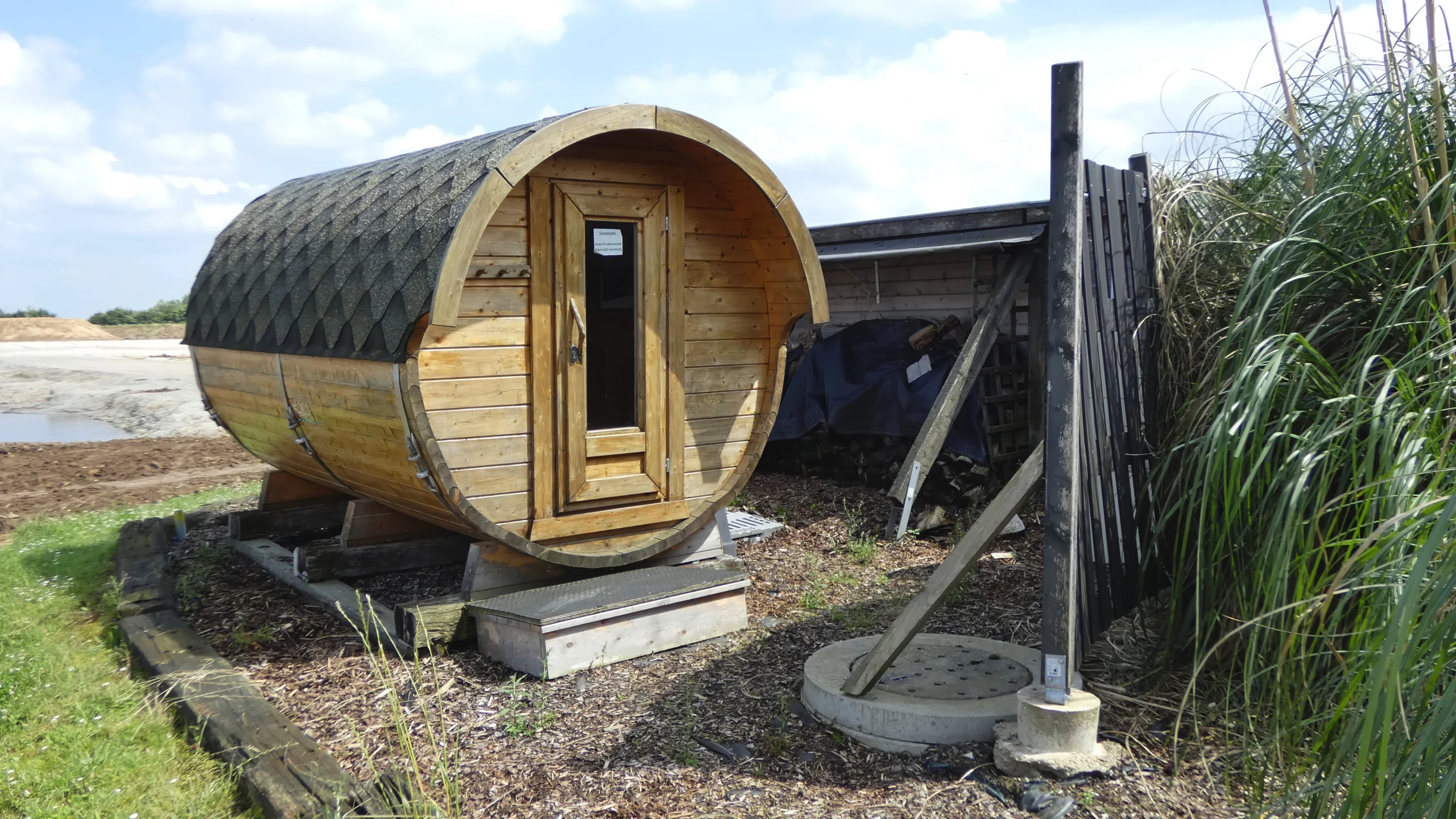 Die Sauna vom Ferienhaus am See 2